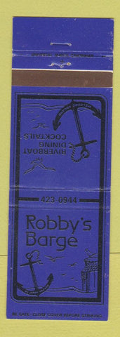 Matchbook Cover - Robby's Barge Restaurant