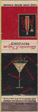 Matchbook Cover - Alexander Fritz Liquors Providence RI feature