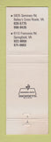 Matchbook Cover - El Bandito Mexican Food Bailey's Cross Roads Springfield VA