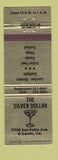 Matchbook Cover - The Silver Dollar El Cerrito CA