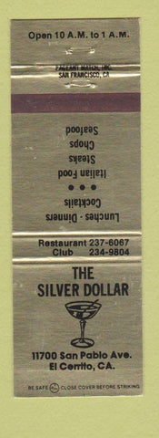 Matchbook Cover - The Silver Dollar El Cerrito CA