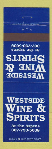 Matchbook Cover - Westside Wine Spirits