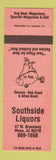 Matchbook Cover - Southside Liquors Mesa AZ