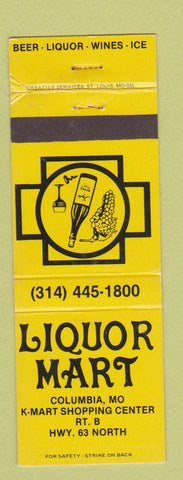 Matchbook Cover - Liquor Mart Columbia MO WEAR