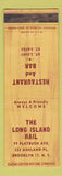 Matchbook Cover - Long Island Rail Restaurant Brooklyn NY