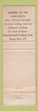 Matchbook Cover - EL Maberry Real Estate Harlingen TX