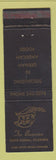 Matchbook Cover - The Bavarian German Restaurant Cape Coral FL