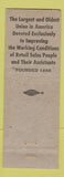 Matchbook Cover - Retail Clerks Union Lafayette IN