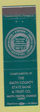 Matchbook Cover - Smith County State Bank Smith Center KS