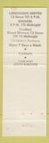 Matchbook Cover - Clubside Inn Wheaton IL