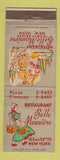 Matchbook Cover - Restaurant Belle Meuniere New York City