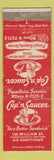 Matchbook Cover - Cupn n Saucer New York City