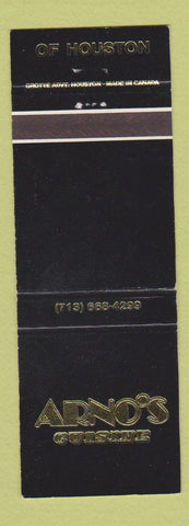 Matchbook Cover - Arno's Restaurant Houston TX