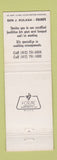 Matchbook Cover - Lemon Tree Restaurant McKeesport PA