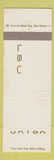Matchbook Cover - LSU Union Baton Rouge LA Louisiana State University