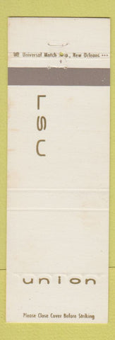 Matchbook Cover - LSU Union Baton Rouge LA Louisiana State University