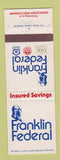 Matchbook Cover - Franklin Federal Savings St Petersburg FL