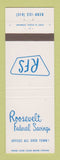 Matchbook Cover - Roosevelt Federal Savings St Louis MO