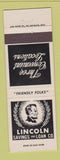Matchbook Cover - Lincoln Savings and Loan Cleveland OH