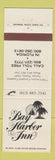 Matchbook Cover - Bay Harbor Inn Tampa FL