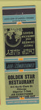 Matchbook Cover - Golden Star Restaurant Chicago IL