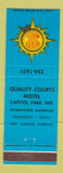 Matchbook Cover - Quality Courts Motel Capitol Park Inn Nashville TN