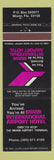 Matchbook Cover - Miami International Airport Hotel FL