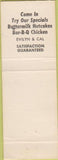 Matchbook Cover - Rogue River Cafe Gold Beach OR