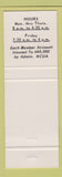 Matchbook Cover - AC Credit Union Bath OH 1976