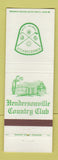 Matchbook Cover - Hendersonville Country Club