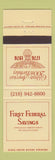 Matchbook Cover - First Federal Savings and Loan Willoughby OH