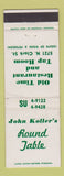 Matchbook Cover - John Koller's Round Table Chicago IL WEAR