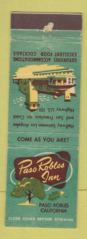 Matchbook Cover - Paso Robles Inn CA WEAR