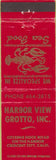 Matchbook Cover - Harbor View Grotto Crescent City CA