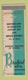 Matchbook Cover - Bradford Hotel Boston MA