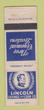 Matchbook Cover - Lincoln Savings and Loan Cleveland OH