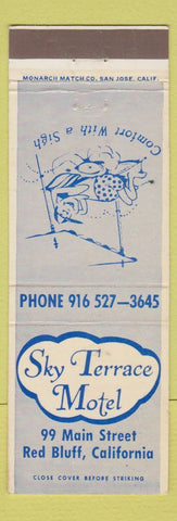 Matchbook Cover - Sky Terrace Motel Red Bluff CA