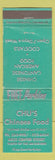 Matchbook Cover - Chu's Chinese Food