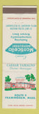 Matchbook Cover - Monticello Restaurant Framingham MA