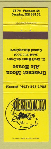 Matchbook Cover - Crescent Moon Ale House Omaha NE