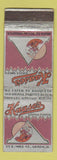 Matchbook Cover - Kaase's Restaurant Akron Canton Massillon OH WEAR