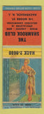 Matchbook Cover - Shamrock Club Hackensack NJ pinup BOBTAIL WEAR