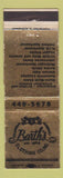 Matchbook Cover - Barth's Clothing Columbia MO