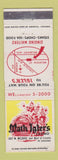 Matchbook Cover - Math Igler's Casino Chicago IL