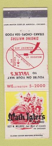 Matchbook Cover - Math Igler's Casino Chicago IL