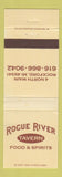 Matchbook Cover - Rouge River Tavern Rockford MI