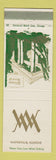 Matchbook Cover - Willoway Manor Naperville IL