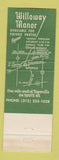Matchbook Cover - Willoway Manor Naperville IL