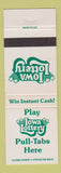 Matchbook Cover - Iowa Lottery IA