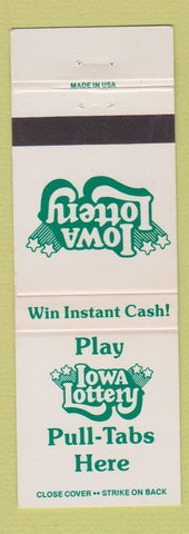Matchbook Cover - Iowa Lottery IA